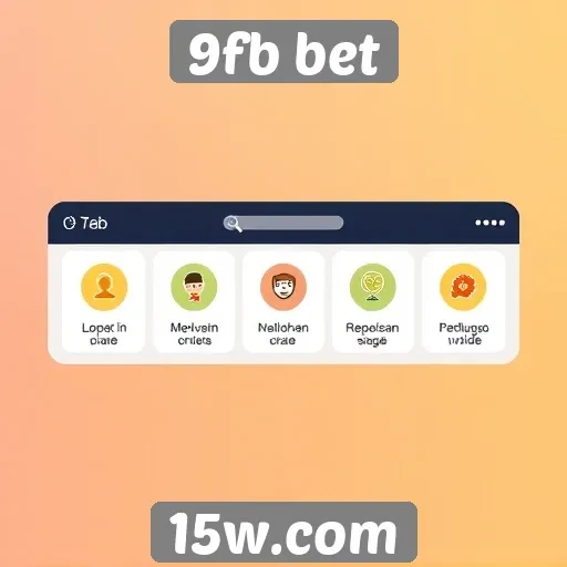 Interface do usuário e experiência de navegação da 9fb bet